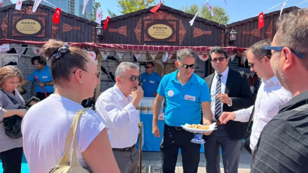 Ankara'daki Fuarda Konya Açık Ceza İnfaz Kurumu İşyurdu Müdürlüğü standına yoğun ilgi 