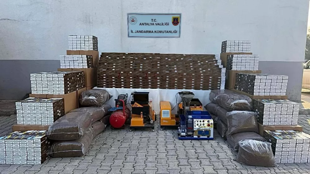 Antalya’da 1 milyon doldurulmuş makaron ele geçirildi