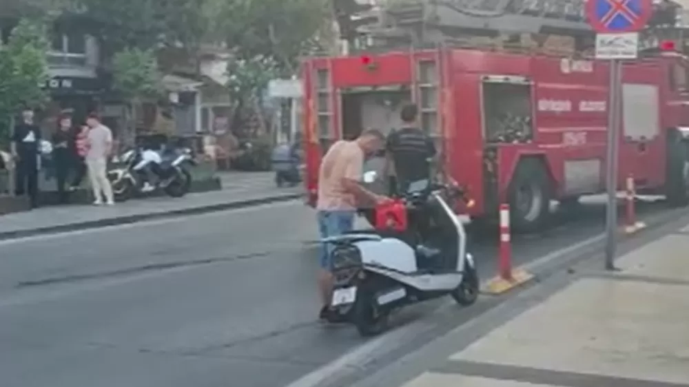 Antalya'da kafasına döktüğü benzin gözlerinden ediyordu