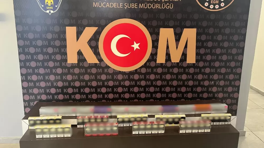 Antalya'da KOM ekipleri 712 bin 440 adet makaron ele geçirdi