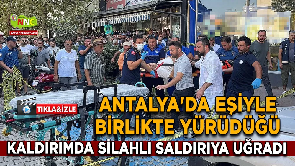 Antalya'da korku dolu anlar! Cadde ortasında silah sesleri
