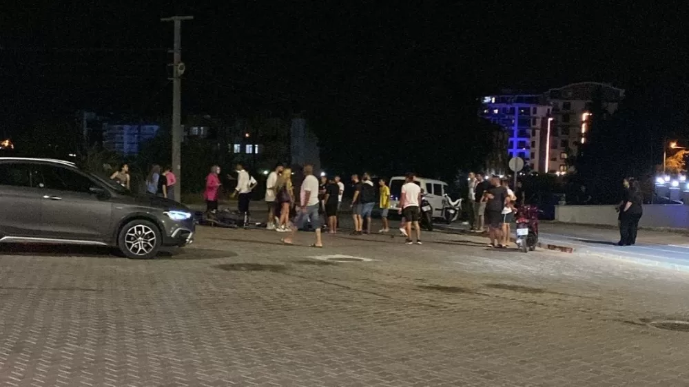 Antalya'da trafik kazası Sürücü yaralandı