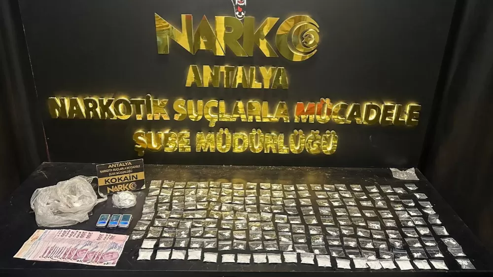 Antalya’da uyuşturucu ticareti operasyonlarında 38 şüpheli yakalandı, 23’ü tutuklandı