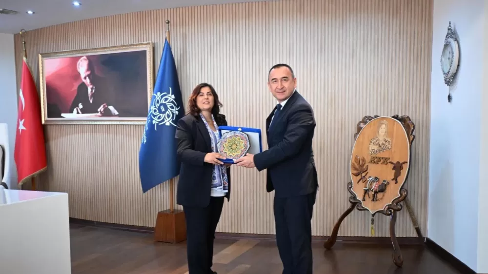 Başkan Çerçioğlu, Özbekistan Büyükelçisi Khaydarov’u ağırladı