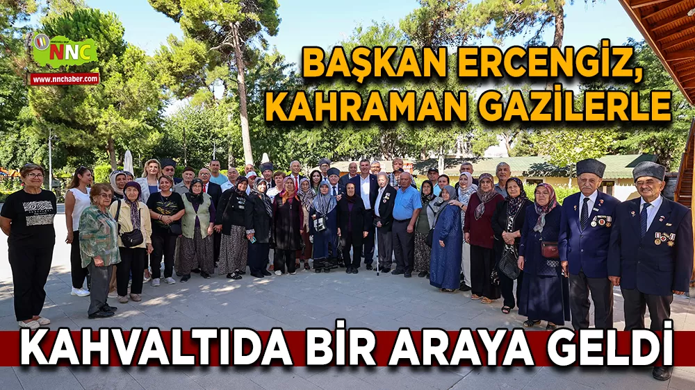 Başkan Ercengiz, Kahraman gazilerle kahvaltıda bir araya geldi