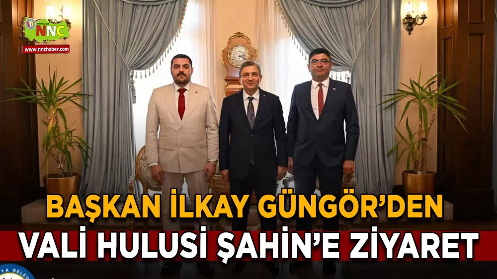 Başkan Güngör’den Vali Hulusi Şahin’e ziyaret