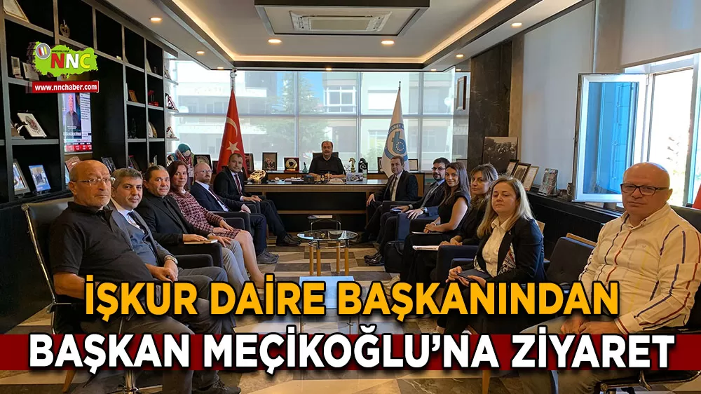 Başkan Meçikoğlu'na İŞKUR daire başkanından ziyaret
