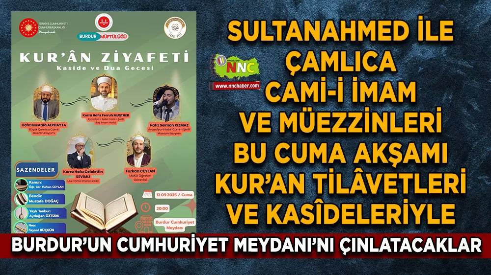 Bu ziyafet kaçmaz! İstanbul’un ünlü hocaları Burdur'a geliyor