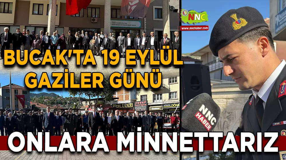 Bucak'ta 19 Eylül Gaziler Günü töreni!