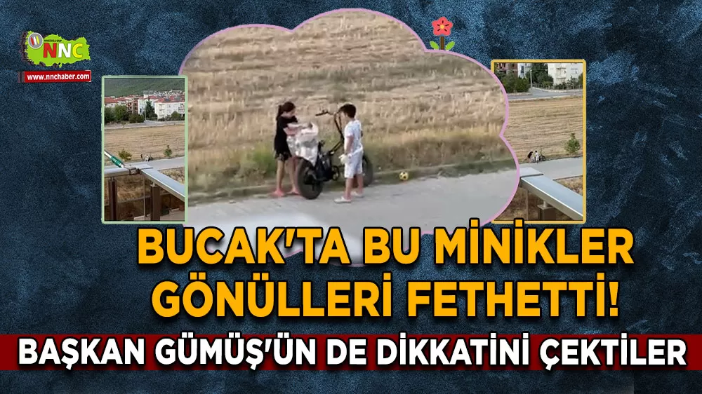 Bucak'ta bu minikler gönülleri fethetti! Başkan Gümüş'ün de dikkatini çektiler