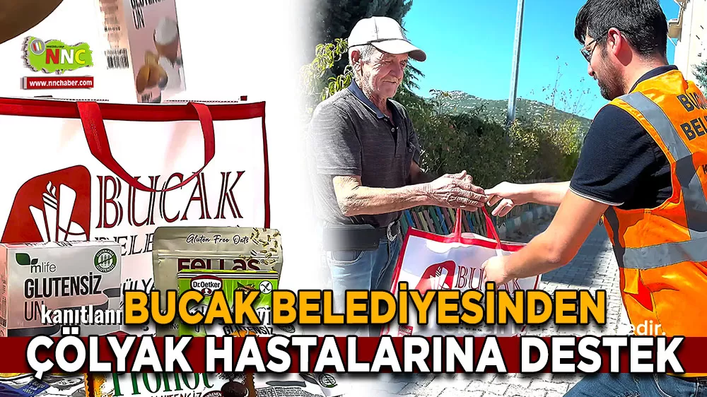 Bucak’ta çölyak hastalarına büyük jest Kapınıza kadar teslim!