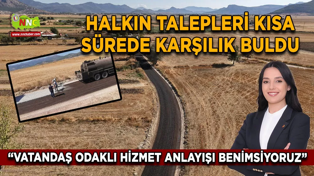 Bucak'ta halkın talepleri kısa sürede karşılık buldu
