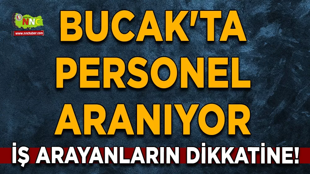 Bucak'ta personel aranıyor! İPA A.Ş. iş ilanı detayları için tıklayın