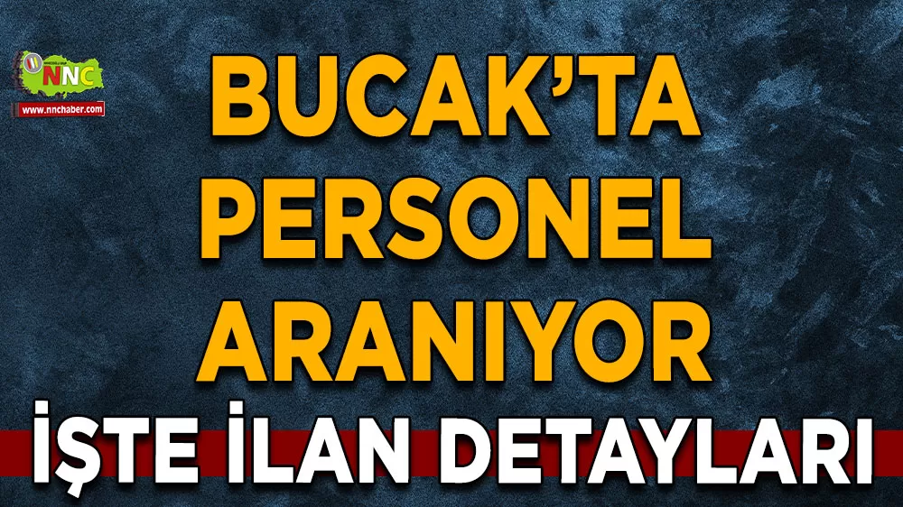 Bucak'ta personel aranıyor! Pehlivanpark ilanı duyurdu