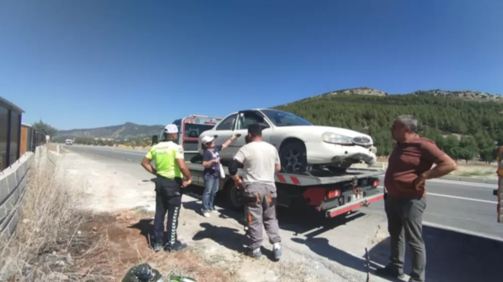 Burdur Bucak’ta Trafik Kazası 1 Kişi Yaralandı