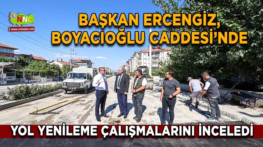 Burdur’da Boyacıoğlu Caddesi'nde trafiğe nefes aldıracak çalışma!