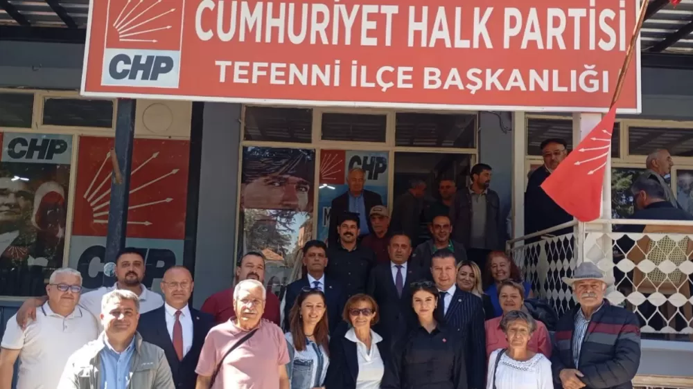 Burdur Tefenni CHP’de Hasan Üzümcü Dönemi Başladı