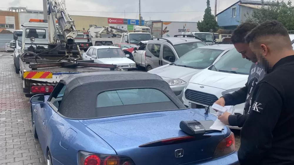 Drift atan sürücüye 50 bin TL ceza