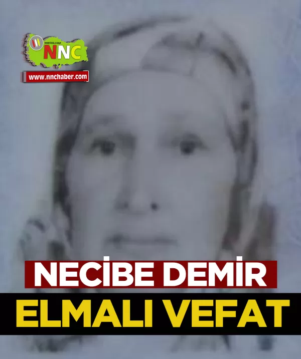 Elmalı Vefat Necibe Demir