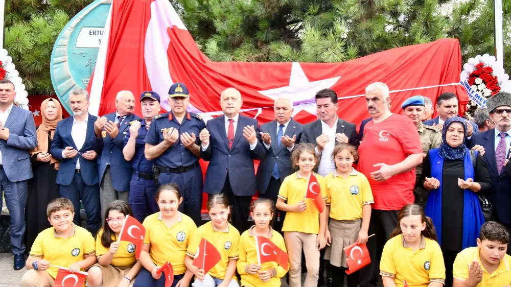 Ertuğrul Fırkateyni’nde şehit olan 71 Trabzonlu asker anısına anıt