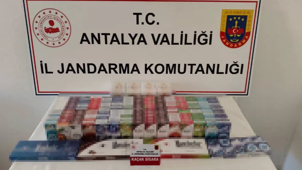 Gazipaşa'da 250 kilo kaçak tütün ve 420 paket kaçak sigara ele geçirildi