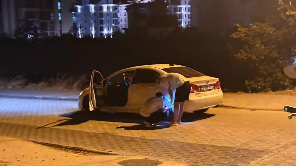 Gazipaşa’da otomobille motosikletin çarpıştığı kazada 1 kişi yaralandı