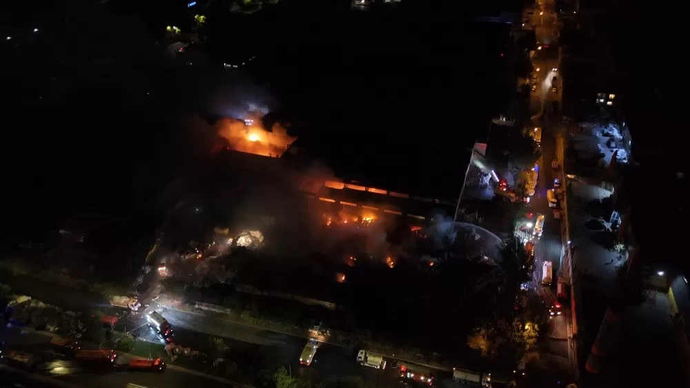 Kayseri'deki Fabrika yangınında 9 saat geride kaldı