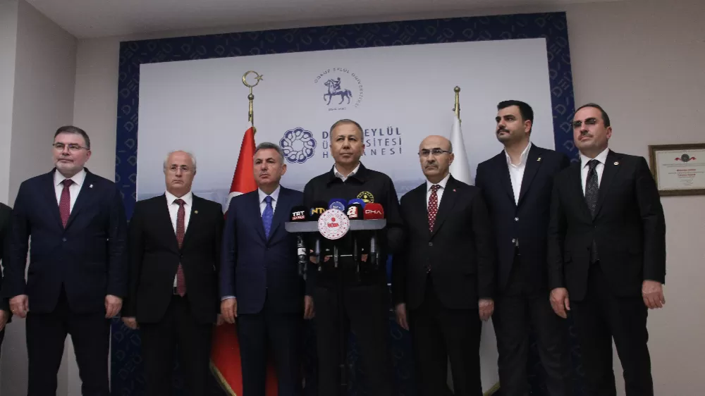 İçişleri Bakanı Ali Yerlikaya Polis merkezi saldırısındaki yaralıları ziyaret etti