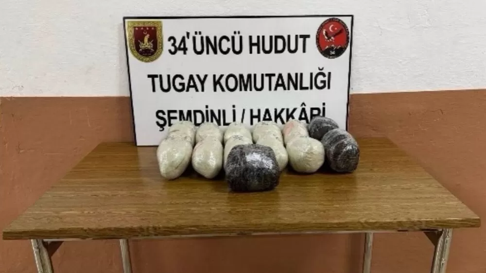İran hudut hattında 14 bin 342 gram uyuşturucu madde ele geçirildi