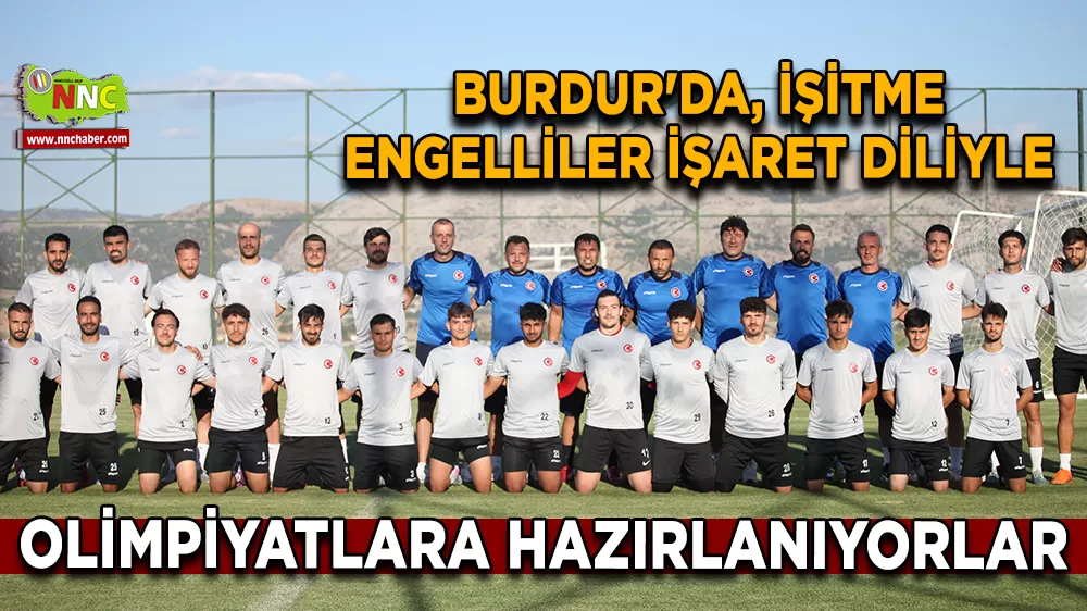 İşaret diliyle olimpiyatlara hazırlanıyorlar