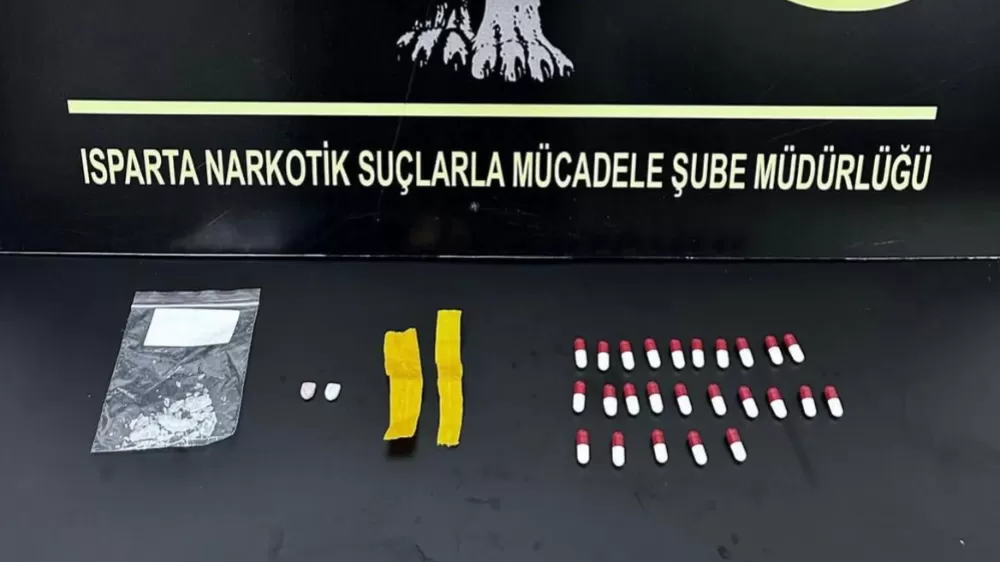 Isparta'da uyuşturucu madde ele geçirildi