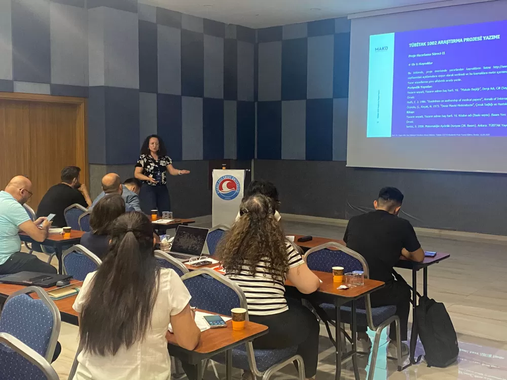 MAKÜ’de TÜBİTAK destekli akademik proje eğitimi