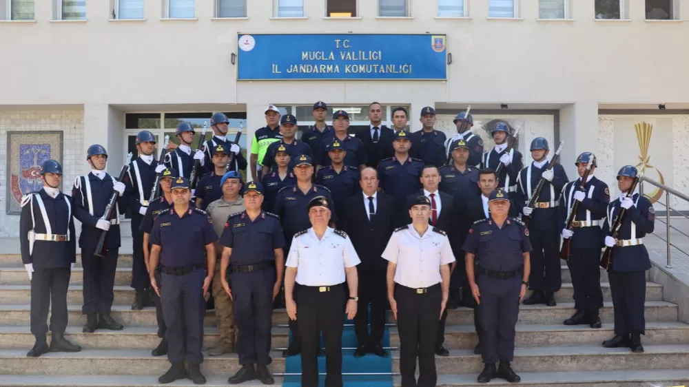 Jandarma Genel Komutanı Orgeneral Çardakcı Muğla’da incelemelerde bulundu