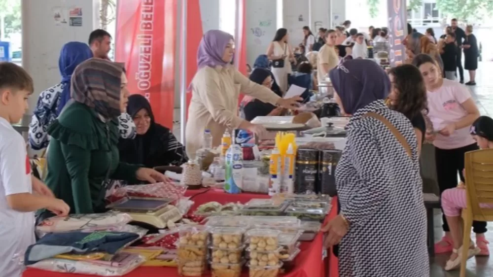 Kadın eliyle ortaya çıkan ürünler görücüye çıktı