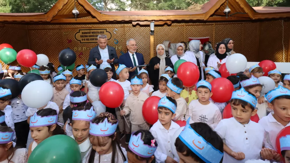 Konya Karatay Sultan Abdülhamithan 4-6 Yaş Kur’an Kursu’nda Bed-i Besmele Programı