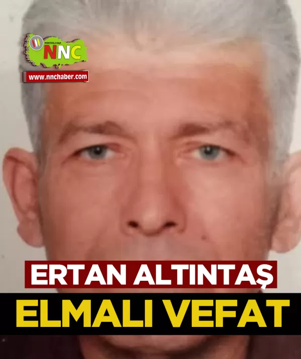 Kumluca Vefat Ertan Altıntaş