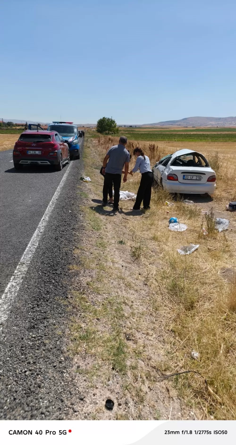 Afyonkarahisar'da trafik kazası 4 kişi yaralandı