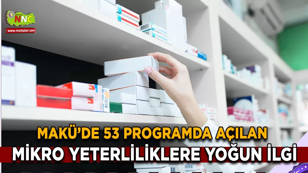 MAKÜ’nün 53 mikro yeterlilik programı rekor başvuru aldı!
