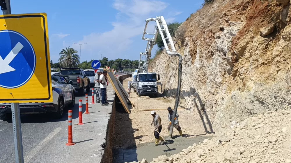 Manavgat çevre yolunda sel baskınları sona erecek