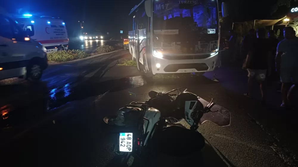 Muğla'da trafik kazası! Tur otobüsü karşı şeride geçti