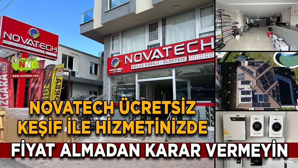 Novatech ücretsiz keşif ile hizmetinizde Fiyat almadan karar vermeyin