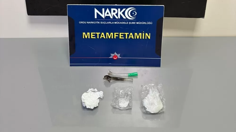 Ordu'da uyuşturucu operasyonu! 1 şüpheli tutuklandı