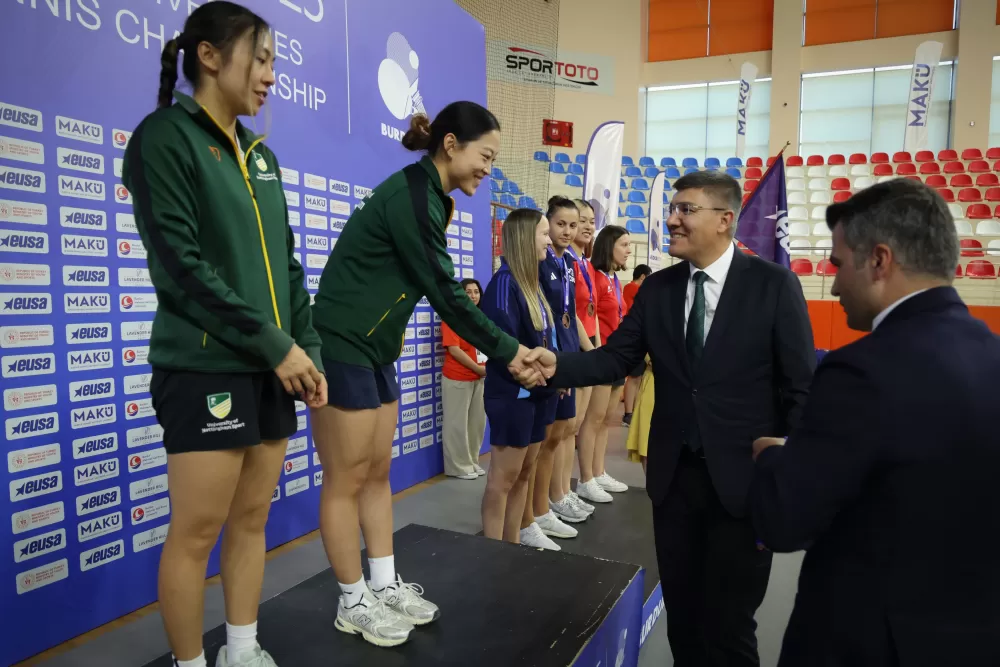 Avrupa Üniversitelerarası Masa Tenisi Şampiyonası sona erdi