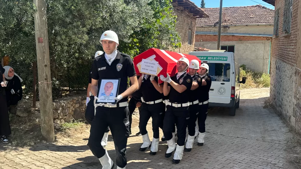 Polis memuru Samet Ter son yolculuğuna uğurlandı