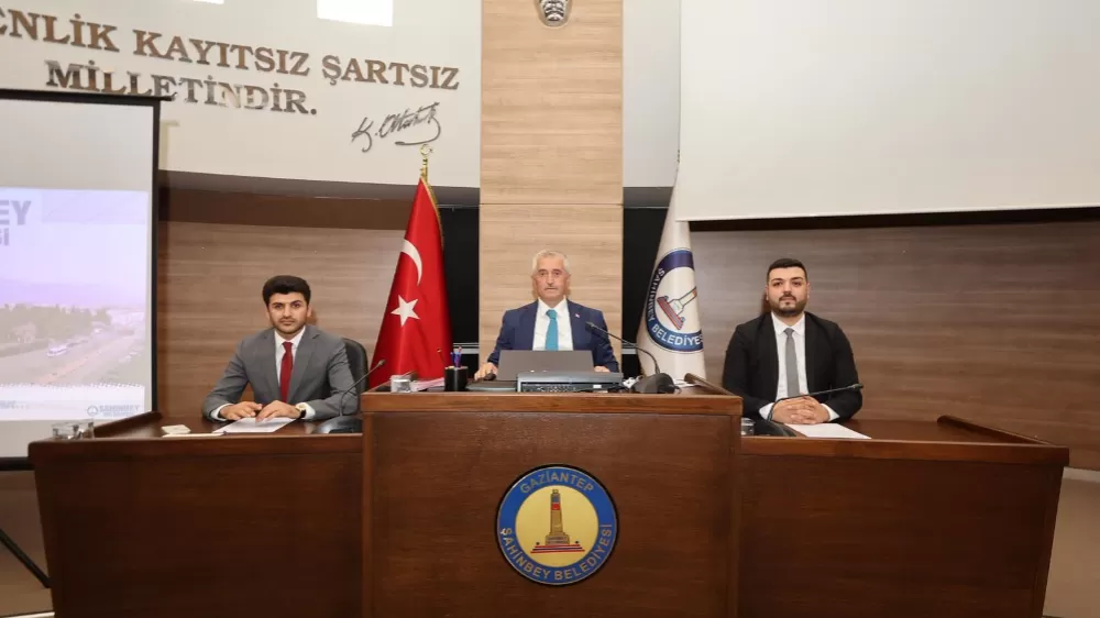 Şahinbey Belediyesinde Eylül Ayı Meclis Toplantısı yapıldı