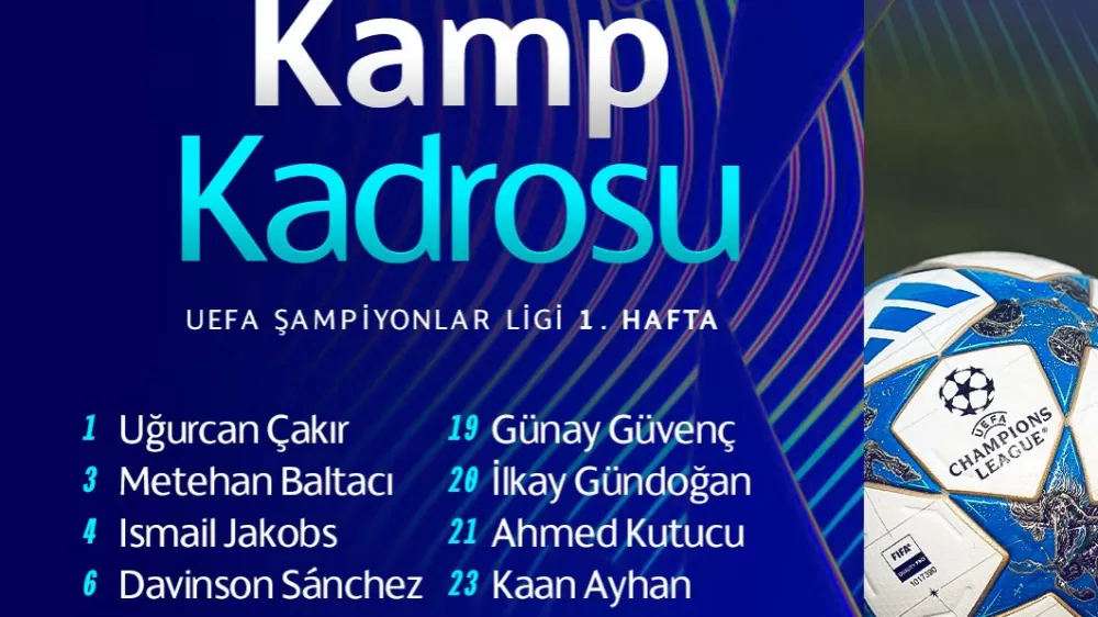 Sarı-kırmızılıların Eintracht Frankfurt maçı kamp kadrosu belli oldu