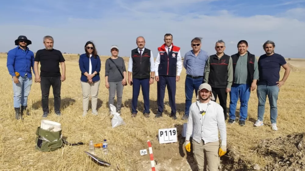 Tarımsal büyüme projesi kapsamında arazi çalışmaları yapıldı