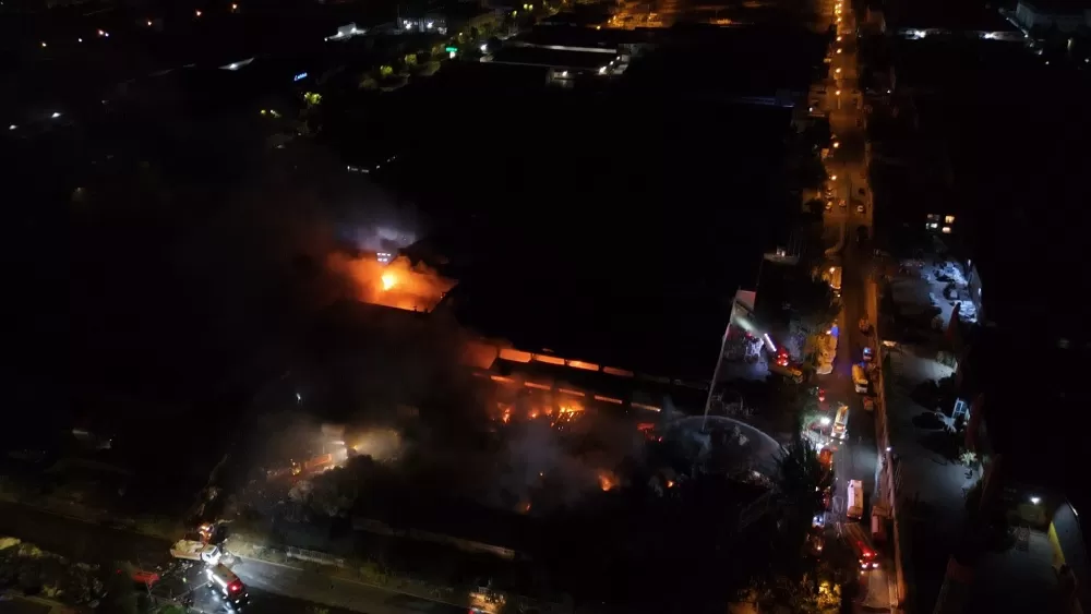 Kayseri'deki Fabrika yangınında 9 saat geride kaldı