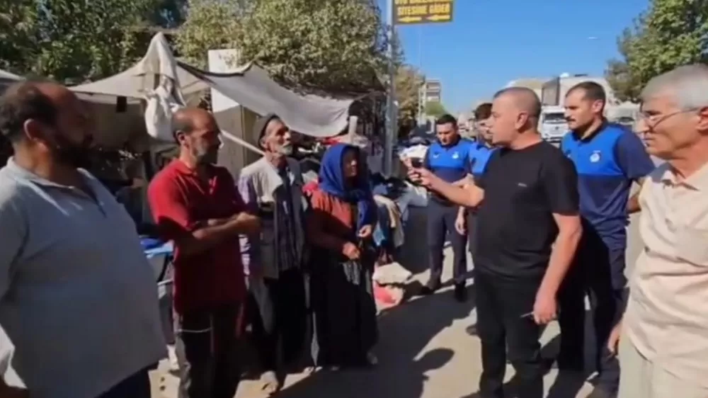 Zabıtanın tavrı tepkilere neden oldu