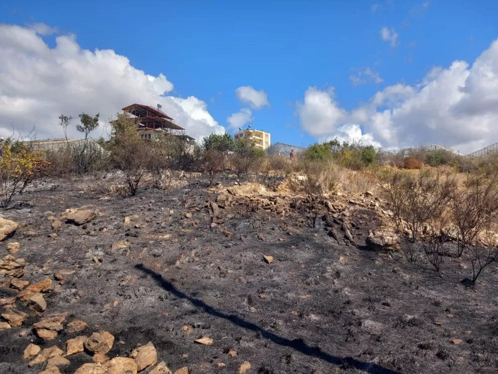 Gazipaşa'da zirai alanda yangın büyümeden söndürüldü